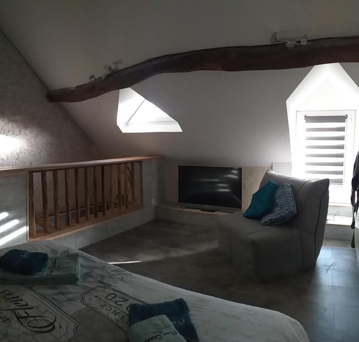 ลา เบอรีกูเรียน โพรช ดู ซู เดอ โบวาล แซ็งแตญ็อง Bed & Breakfast Lucay-le-Male ภายนอก รูปภาพ